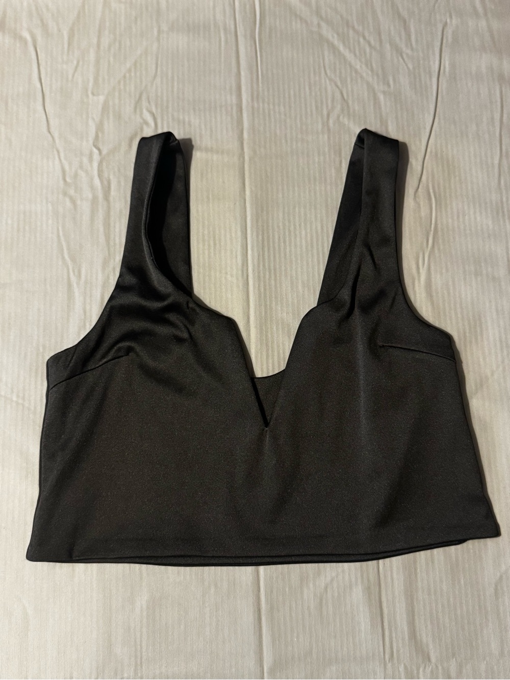 Amazon Black V-Neck Bandeau Bralette